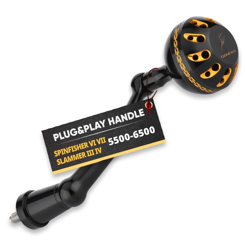 GOMEXUS Power Handle for Penn Spinfisher VI VII Slammer III IV 5500-6500,Fishing Reel Handle - Image 1